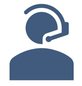 agent icon blue